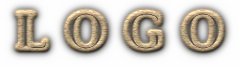 ejemplo "LOGO" para fuente con efectos