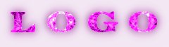 ejemplo "LOGO" para fuente con efectos